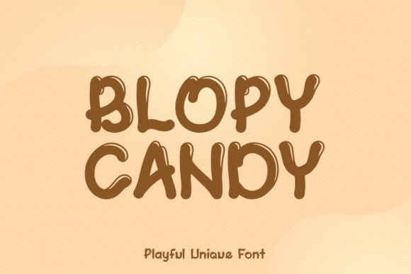 Blopy Candy: A Playful Font for Creative Projects