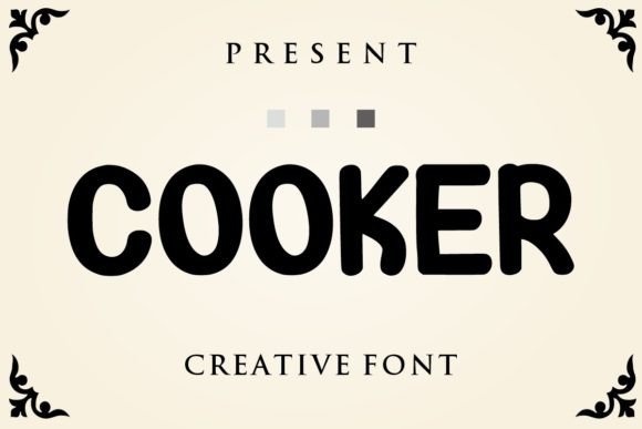 Cooker: A Display Font for Strategic Communication and Branding