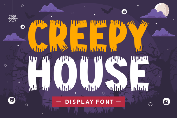 Creepy House: The Festive Font That Adds Spooky Flair to Halloween Designs