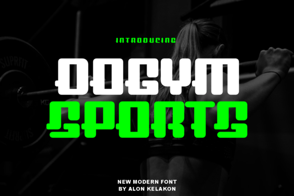 Dogym Sports: A Modern Display Font That Elevates Creative Projects