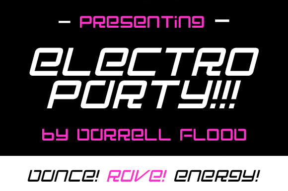 Electro Party: A Bold Font for High-Energy Designs