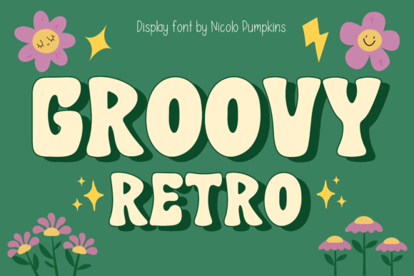 Groovy Retro: A Versatile Display Font for Modern Designers