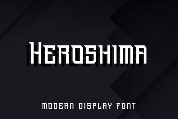 Heroshima: A Bold Display Font for Modern Design