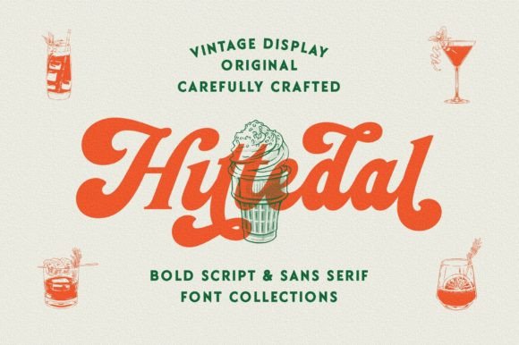 Hittedal: A Bold Display Font with a Retro Edge for Creative Projects