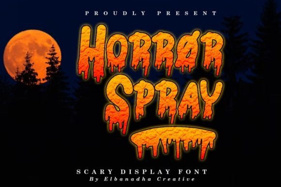HORROR SPRAY: The Perfect Font for Creating a Chilling Ambiance