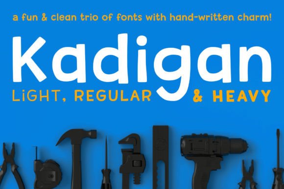 Kadigan: A Versatile Font Family for Every Design Need