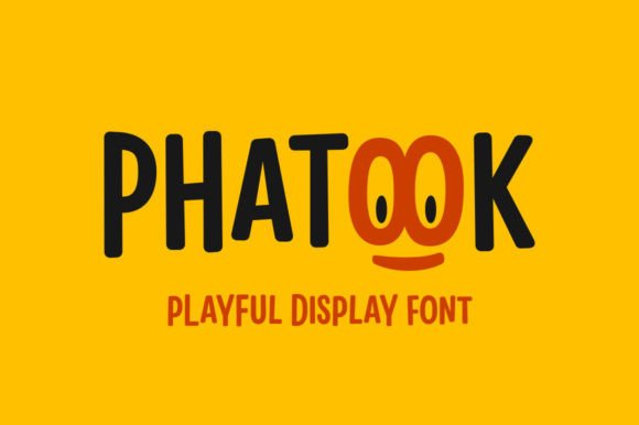 Phatook: A Playful and Unique Display Font for Creative Projects