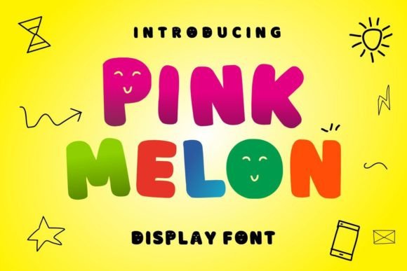 Pink Melon: A Playful Display Font with Impeccable Friendliness
