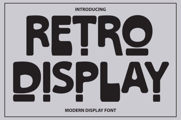 Retro Display: A Groovy Font for Modern Creations