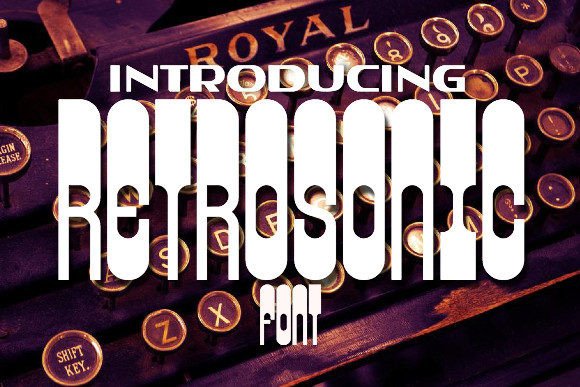 Retrosonic: A Playful and Versatile Font for Modern Design Needs
