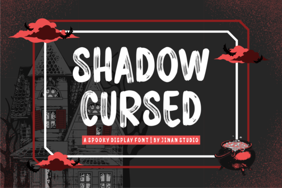 Shadow Cursed: A Stylish Font for Halloween-Themed Designs