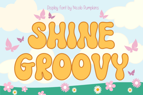 Shine Groovy: A Retro Font That Adds Character to Modern Designs