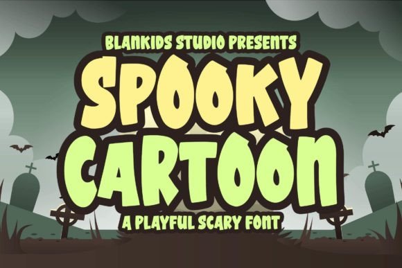 Spooky Cartoon: A Playful Scary Font for Creative Designs