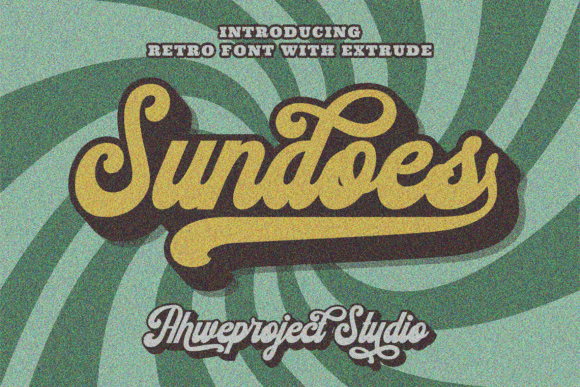 Sundoes: A Retro-Inspired Font That Adds Groove to Your Design