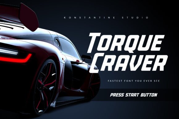 Torque Craver: A Futuristic Font for Modern Design Needs
