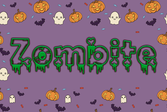 Zombite: A Spooky Display Font for Creative Projects