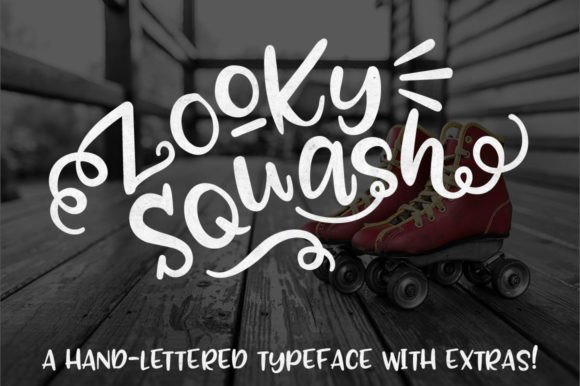 Zooky Squash: A Font for Dynamic Hand-Lettering Creativity